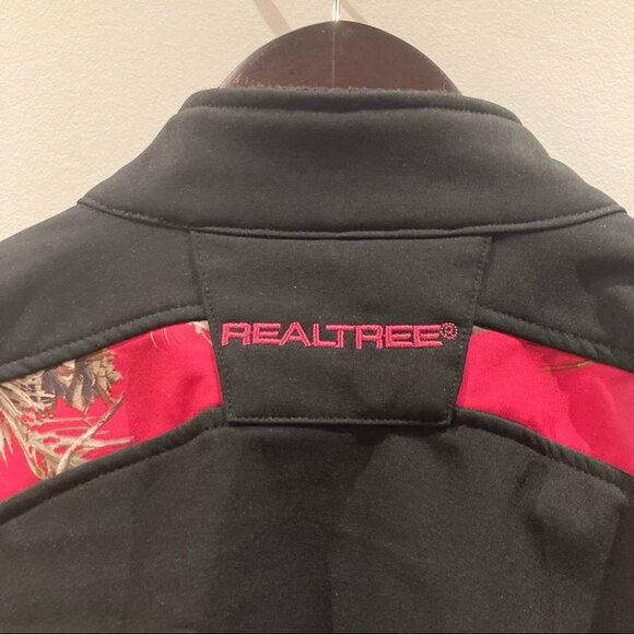 REALTREE Sz M Softshell Fleece Lined Jacket Sz M  (8-10) - Picture 8 of 10